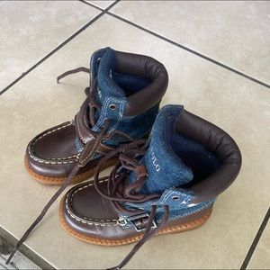Kids polo boots size 8c